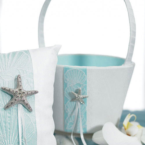 Seaside Allure Flower Girl Basket