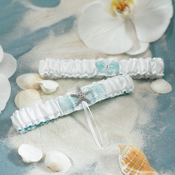 Seaside Allure Bridal Garter Set