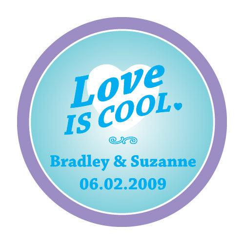 Love is Cool Stickers