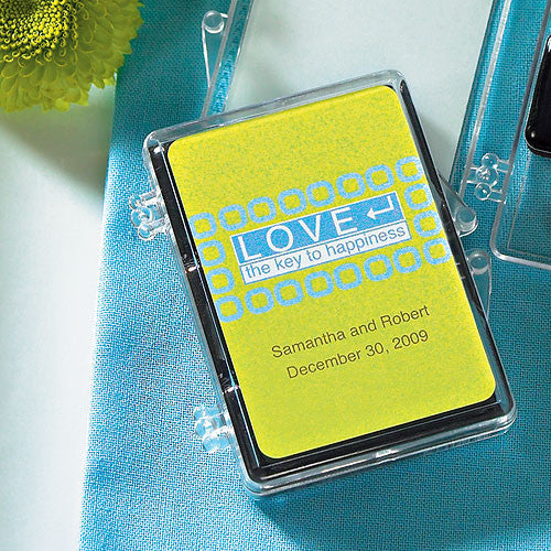 LOVE - The Key to Happiness Stickers