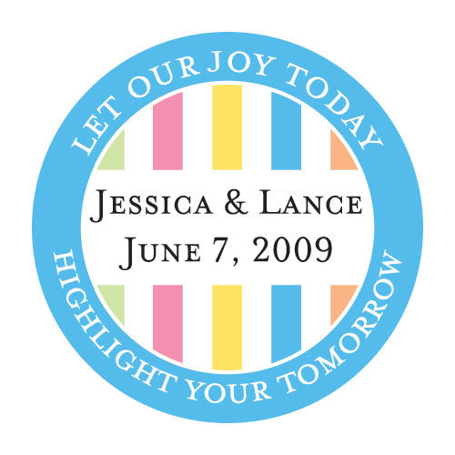 Highlight Striped Stickers
