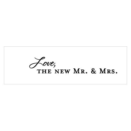 Love, the New Mr. & Mrs. Confetti Cards