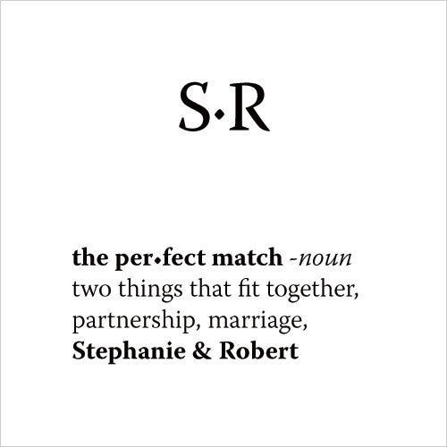 The Perfect Match Dictionary Cards