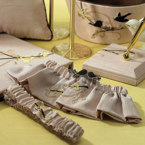 Tweet Nothings Bridal Garter Set