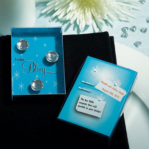 Fridge Bling Diamond Magnets in Gift Packaging Favor