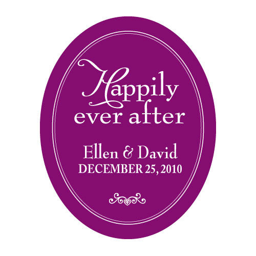 Happily Ever After Frame Sticker