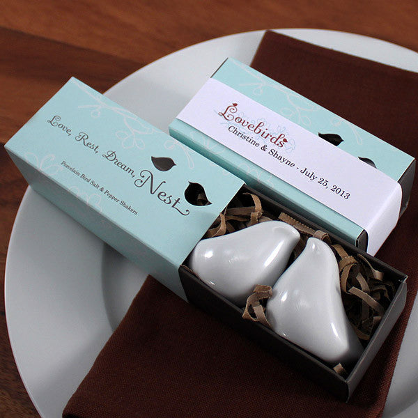 Love Bird Salt & Pepper Shakers in Gift Package