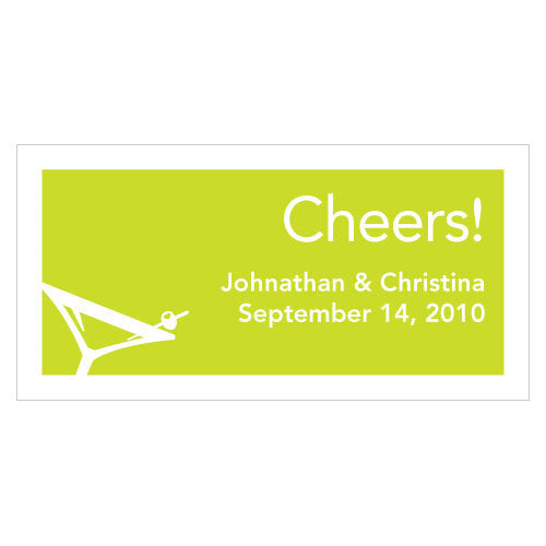 Martini Themed Drink Ticket Small