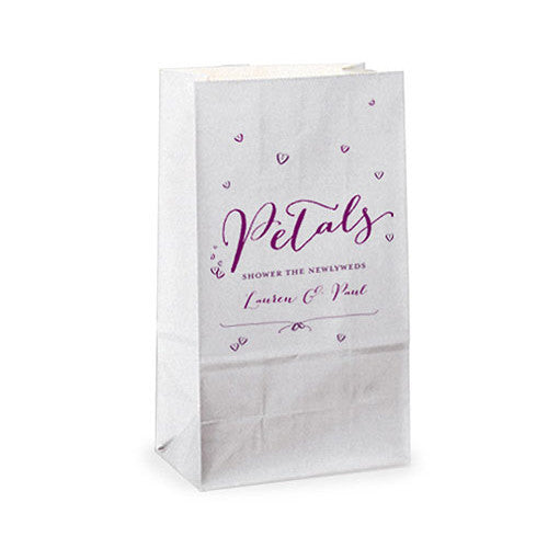 Petals Self-standing Printed Goodie Bag White Bag