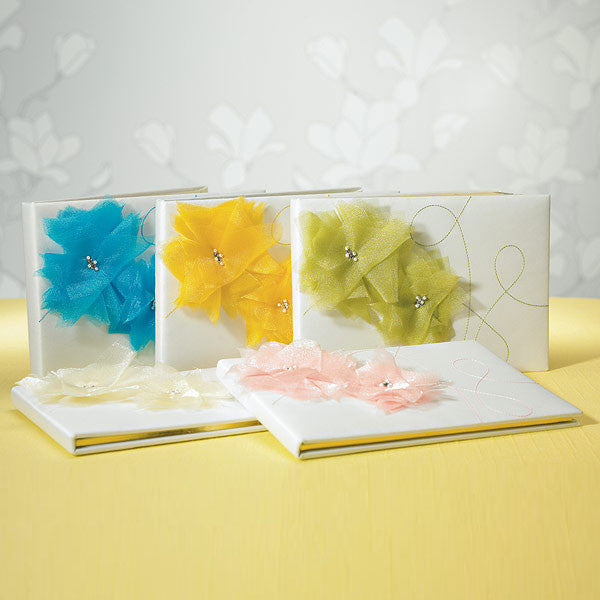 I Do . . . Color Guest Book Rose Petal On Champagne