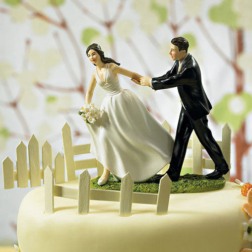 A Race to the Altar Couple Figurine