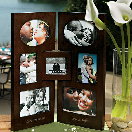 Our Story Multiple Opening Photo Frame - Table Top - 2 Panels White Finish