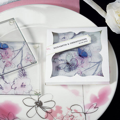 Artistic Botanical Coaster Set