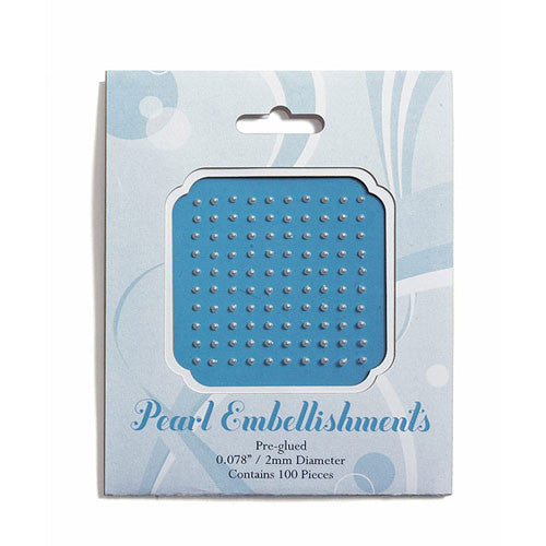 Stationery Jewels in Pearl 3mm (72 per package)