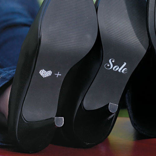Heart + Sole "Shoe Talk" Stick on Decals for Shoes