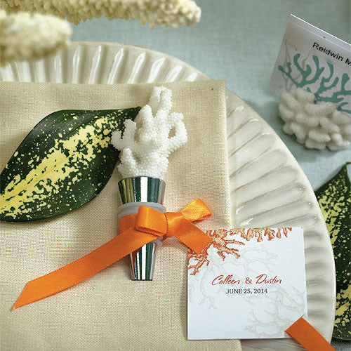 Coral Bottle Stopper with Gift Packaging