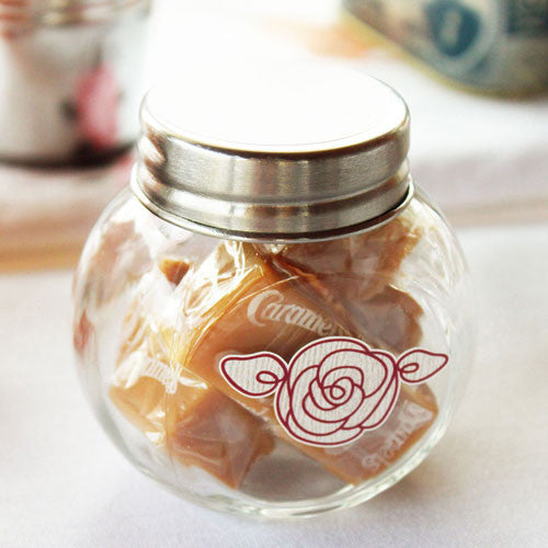 Mini Glass Candy Jar with Lid