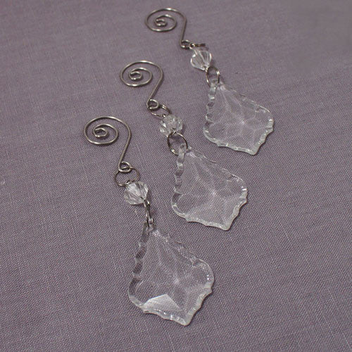 Acrylic Crystal Maple Leaf Decorative Drops