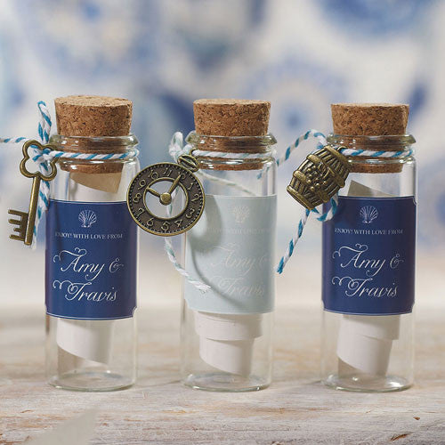 Mini Clear Glass Bottle with Cork