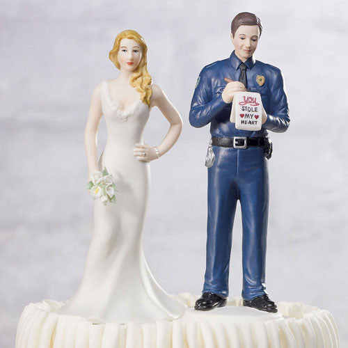 A Love Citation Policeman Groom Figurine Groom