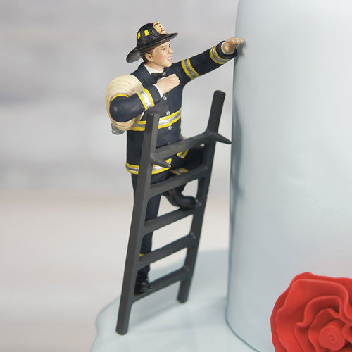 To the Rescue! Fireman Groom Figurine