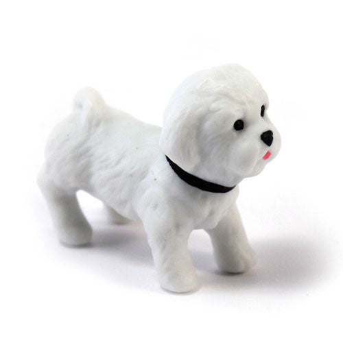Miniature Bichon Frise Dog Figurines